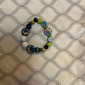 4 Bracletts Wooden Beads
